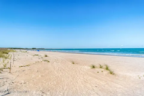 a view of an ocean beach