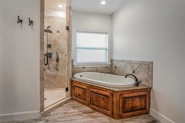 a room with a washer and dryer