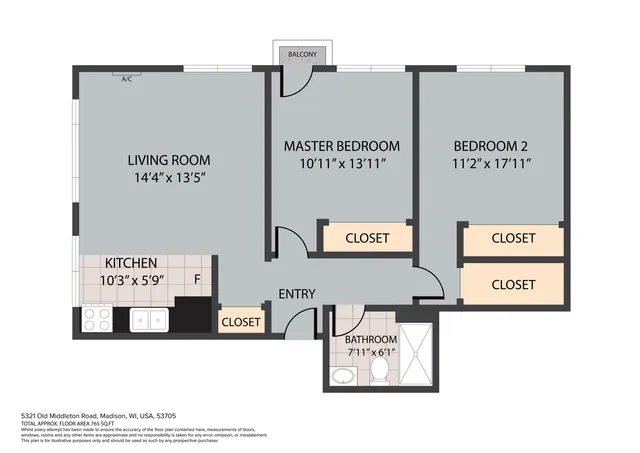 $1,295 | 5317 Old Middleton Road, Unit A, Madison, WI 53705