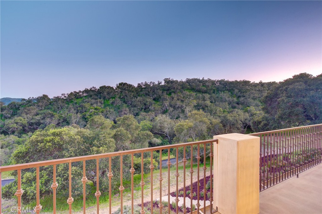 250 Mission Springs Road Arroyo Grande, CA 93420 - Photo 28 of 73 a view of a balcony with a forest