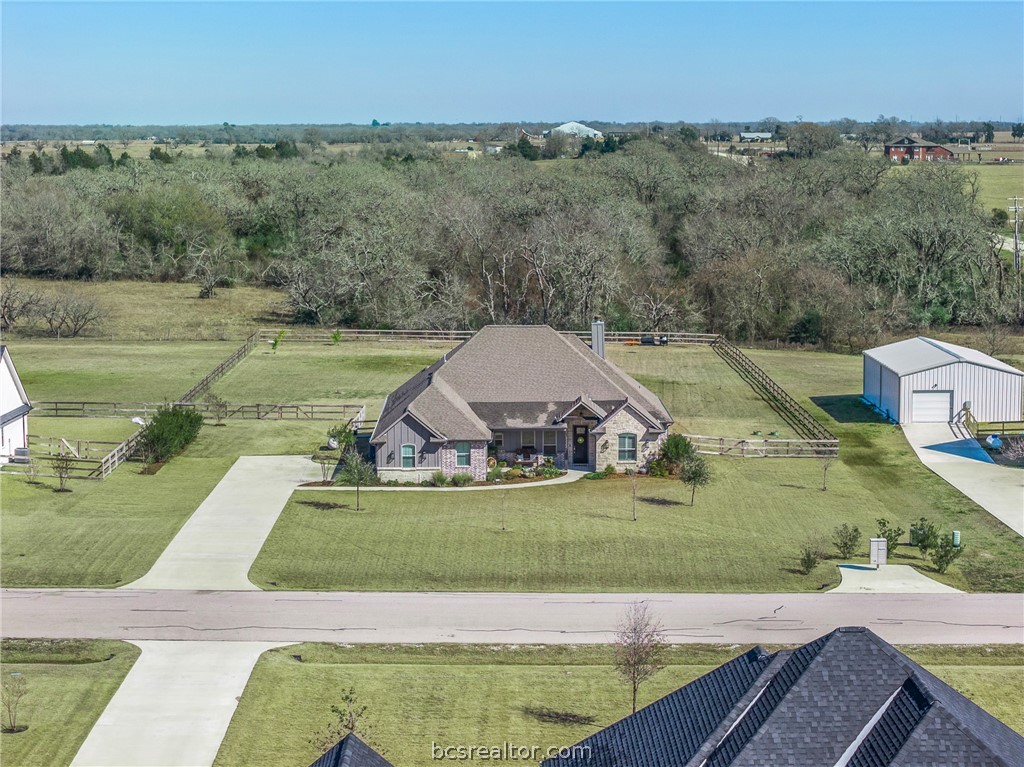 3222 Hunters Crossing Bryan, TX 77808 - Photo 38 of 44 Front aerial view of home.