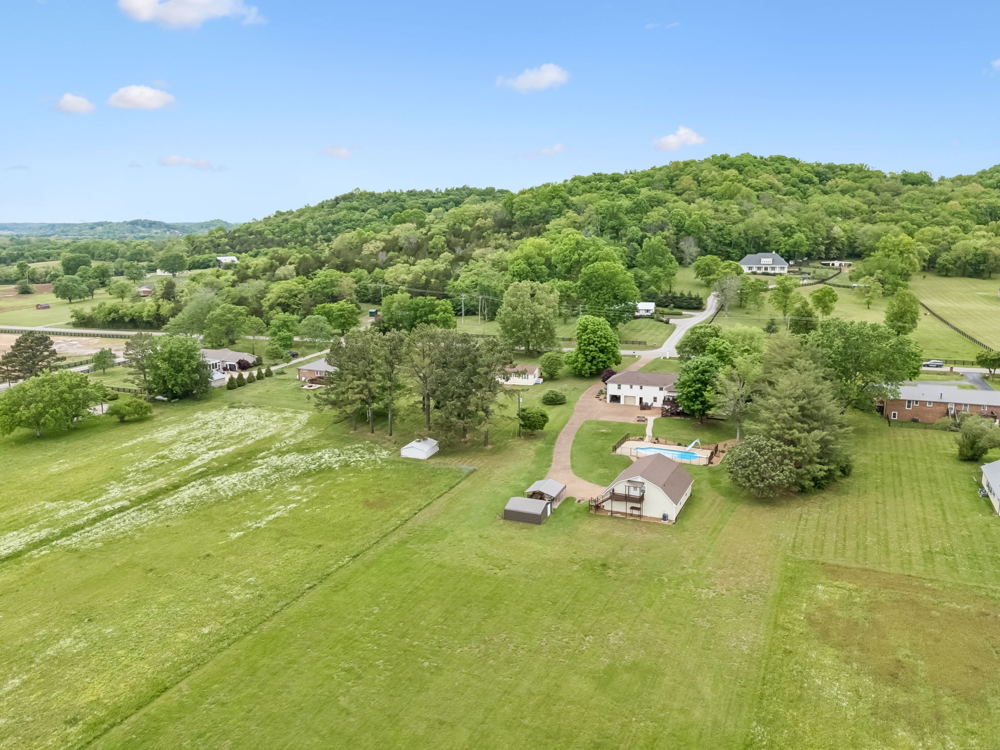 1519 Coleman Road Franklin, TN 37064 - Photo 6 of 9 a view of a lake with a mountain