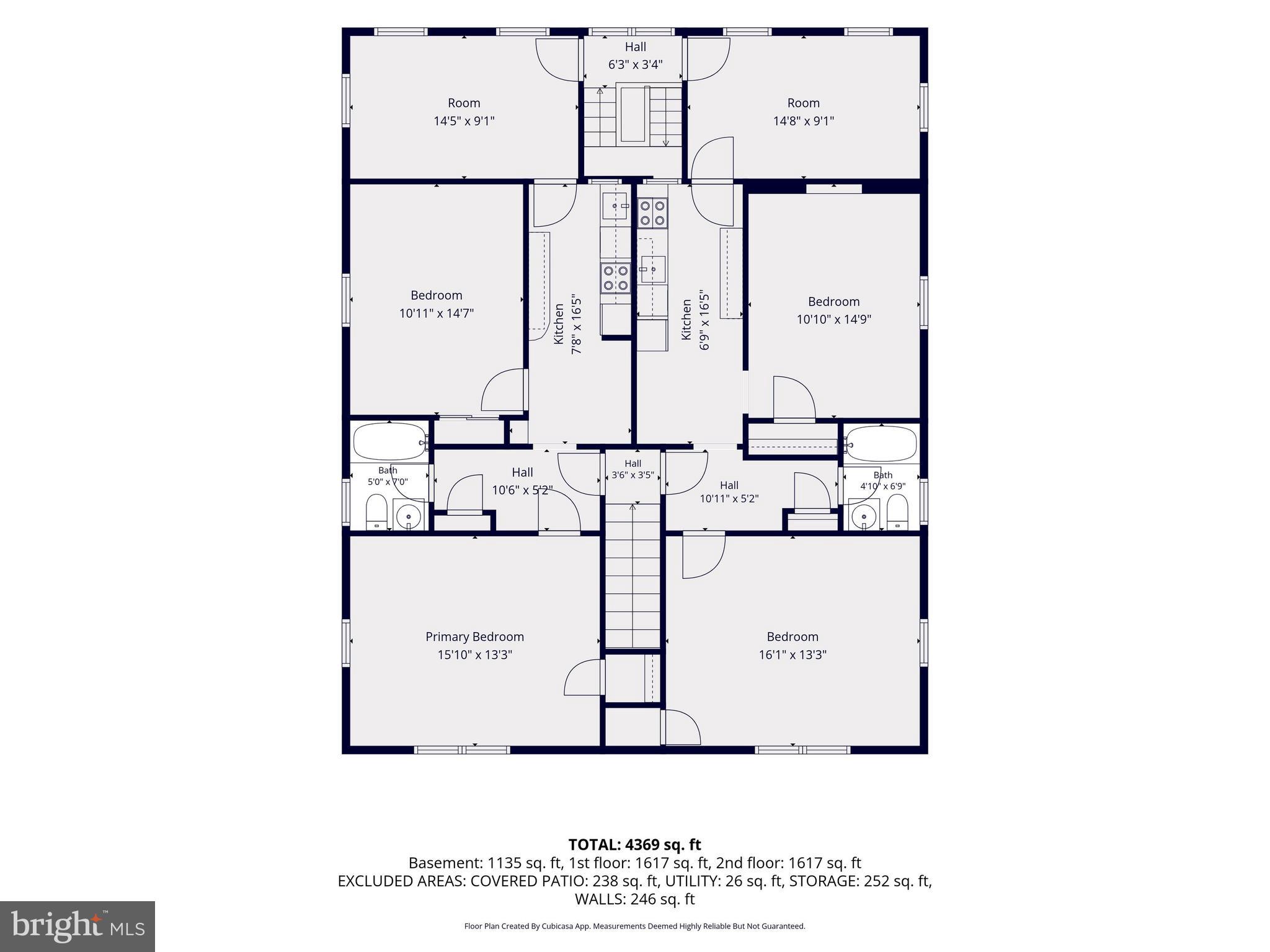 25930 Ridge Road Damascus, MD 20872 - Photo 62 of 62 Floorplan Top Level/3rd Level