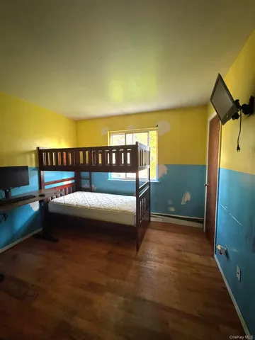 a view of a balcony with couch