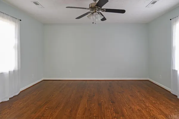 wooden floor in an empty room