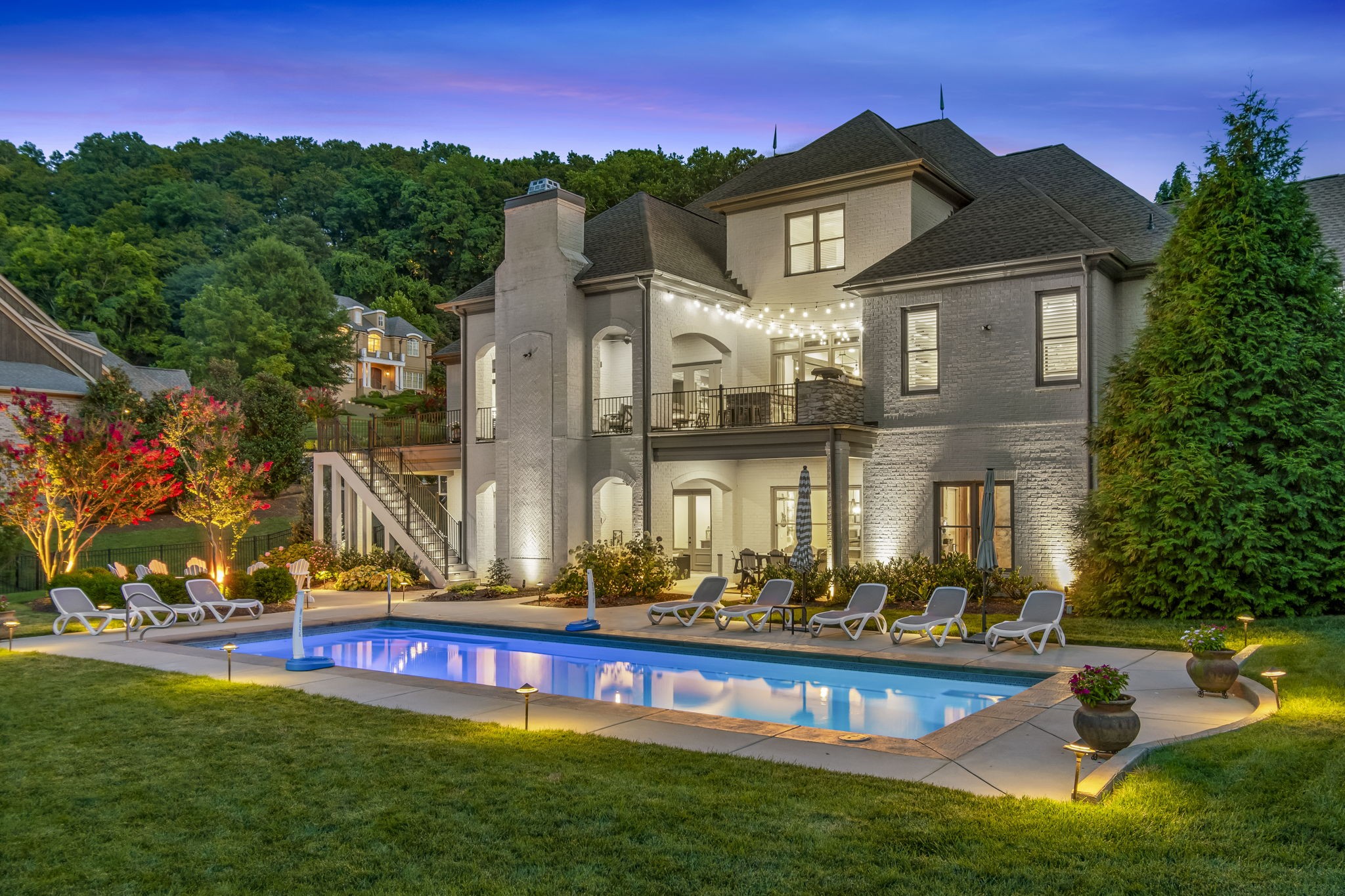 641 Legends Crest Drive Franklin, TN 37069 - Photo 2 of 99 a front view of house with yard and outdoor seating