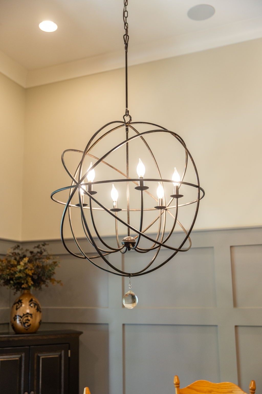 641 Legends Crest Drive Franklin, TN 37069 - Photo 8 of 99 a room with a glass space door and a chandelier