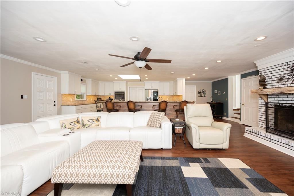 2164 Beckner Road Lexington, NC 27292 - Photo 35 of 50 View looking at the open living room and kitchen