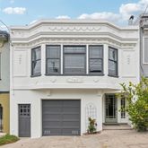 a view of a white building