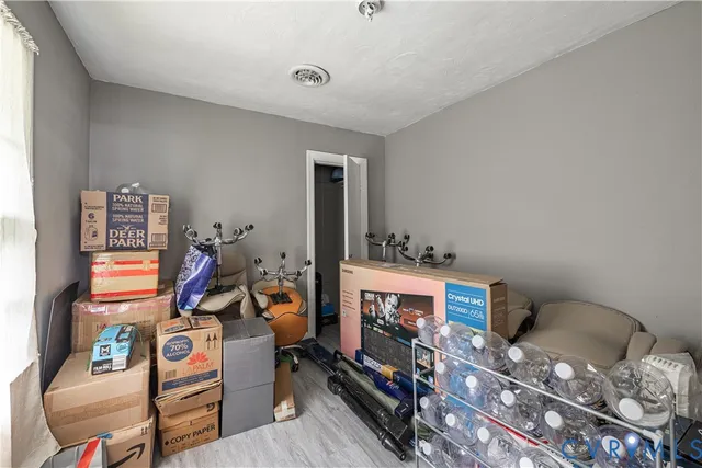 a view of a room with toys