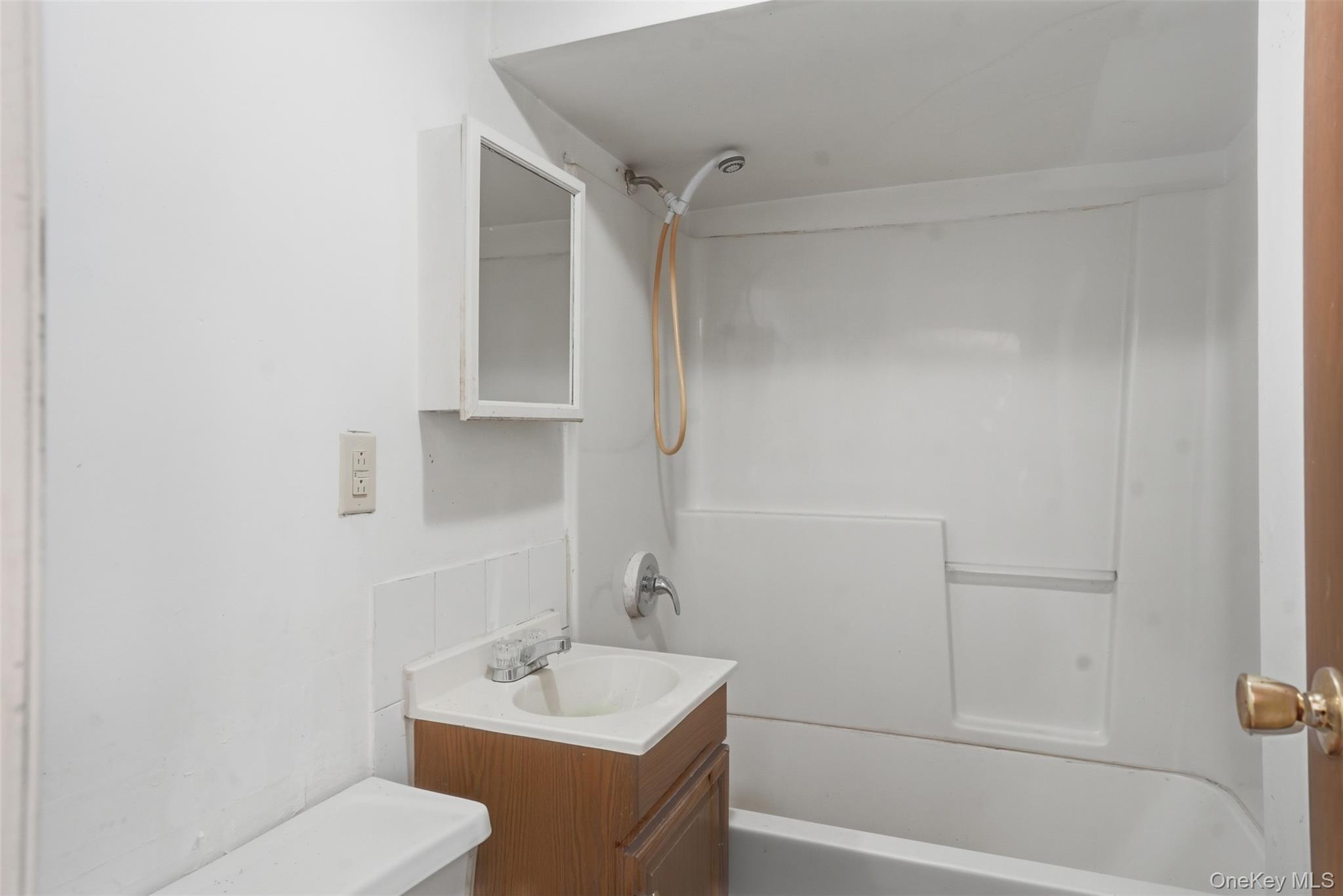 6 Short Road Wurtsboro, NY 12790 - Photo 33 of 48 a bathroom with a sink and a mirror