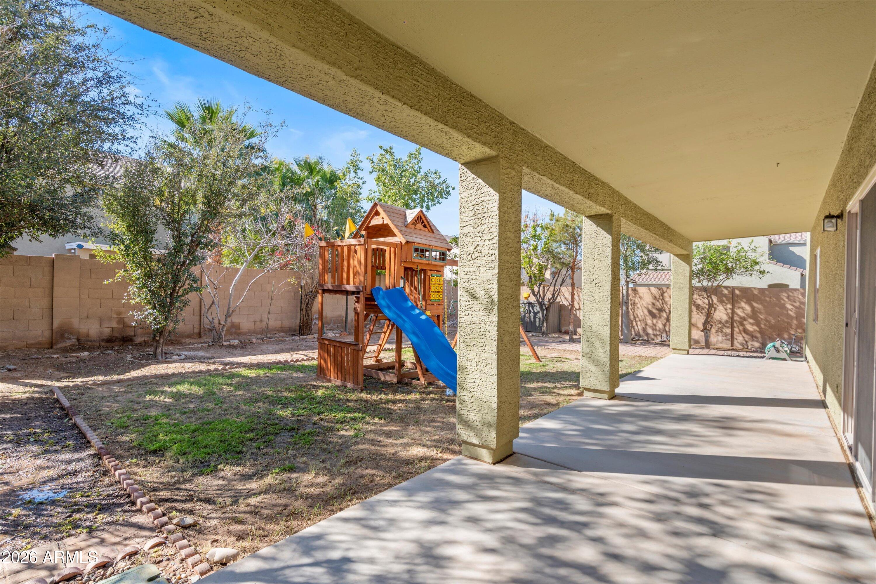 1231 West Ocotillo Street Coolidge, AZ 85128 - Photo 43 of 57 Covered Patio - Play Structure
