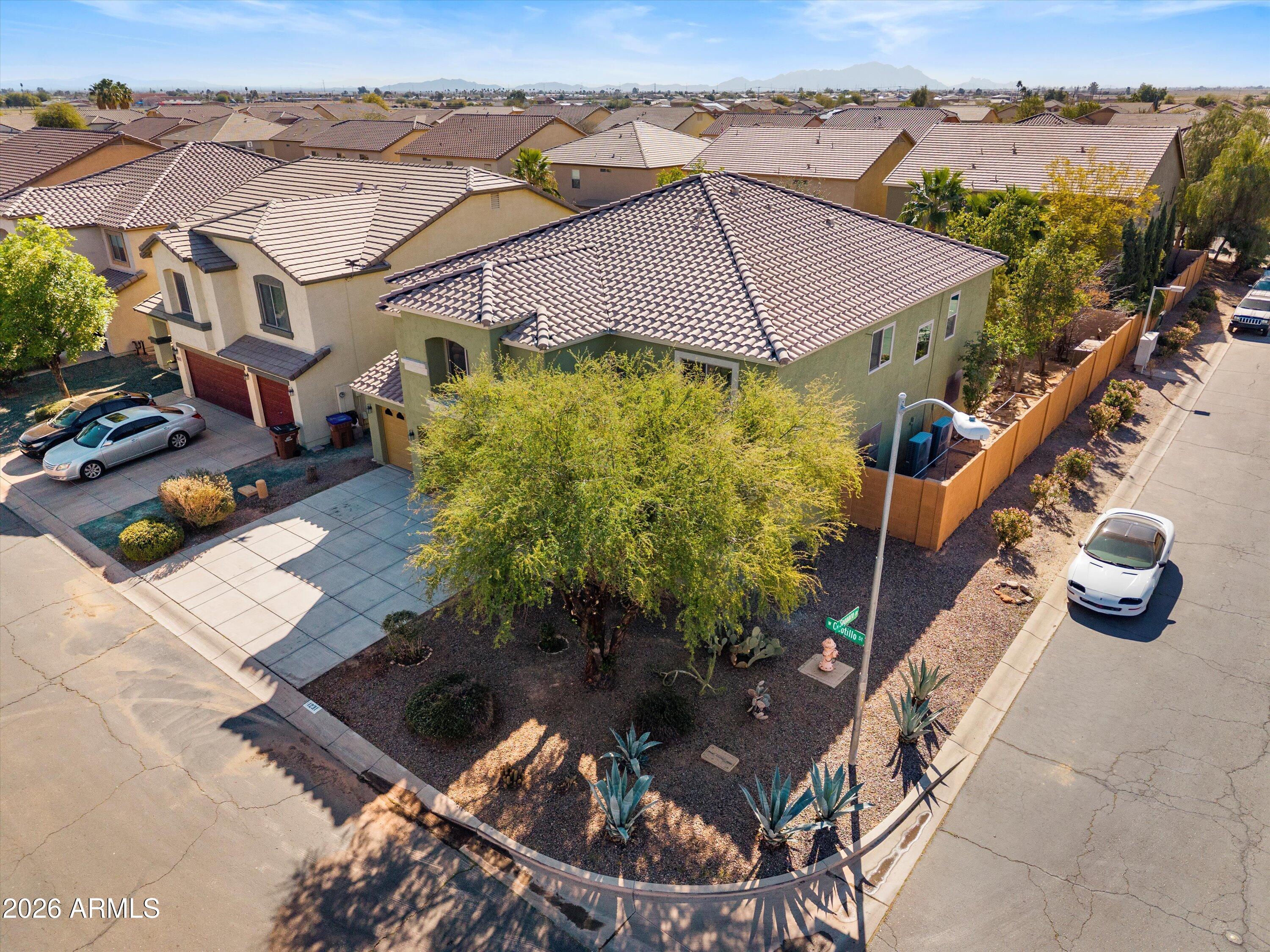 1231 West Ocotillo Street Coolidge, AZ 85128 - Photo 46 of 57 an aerial view of a house
