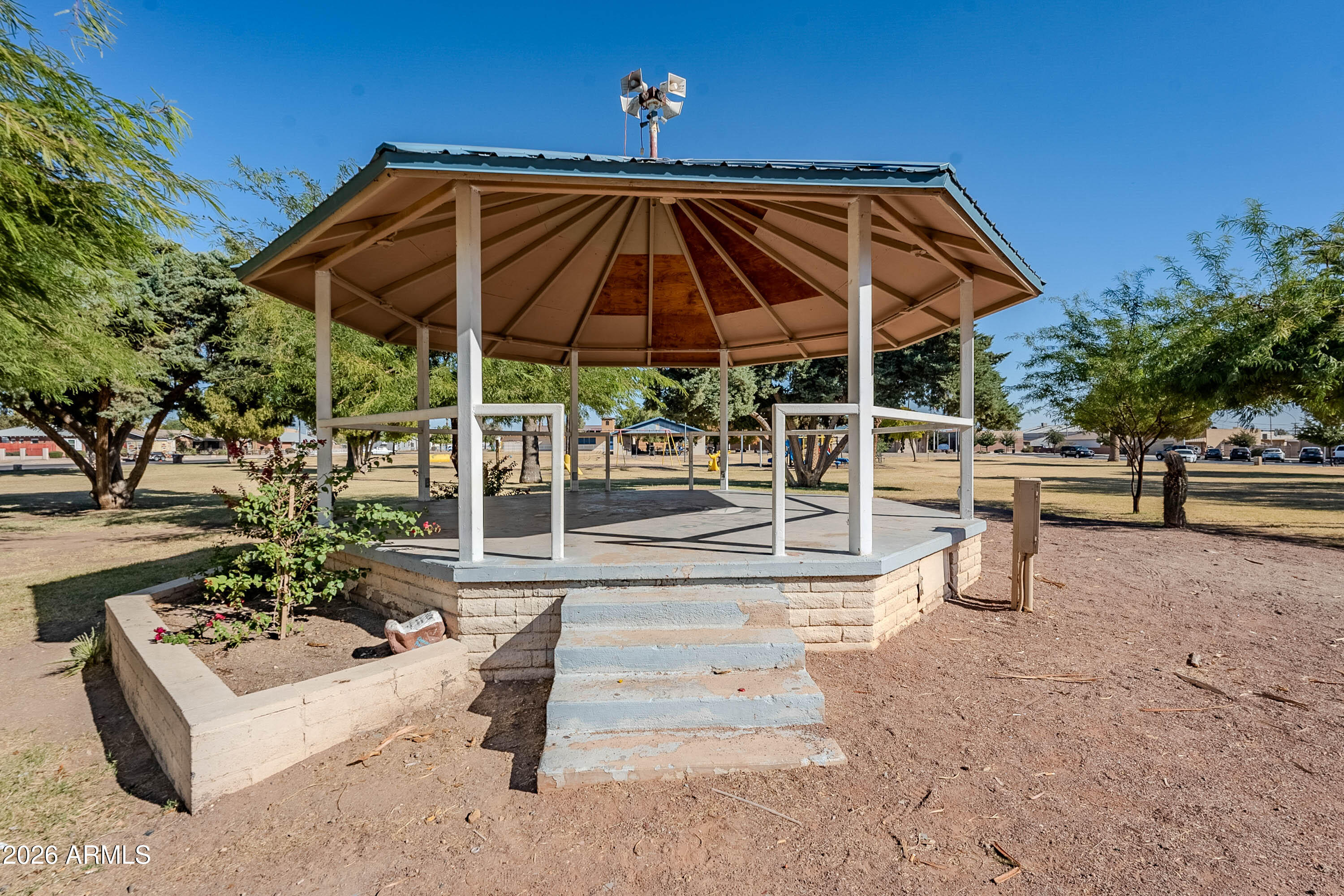1231 West Ocotillo Street Coolidge, AZ 85128 - Photo 55 of 57 a view of outdoor space yard deck patio and swimming pool