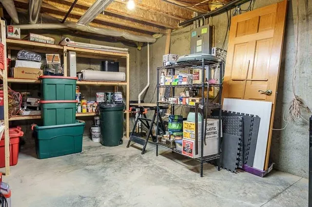 a view of steet with couch