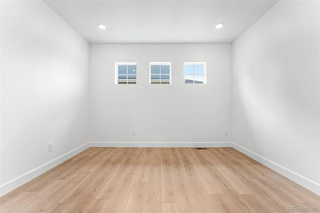 wooden floor in an empty room