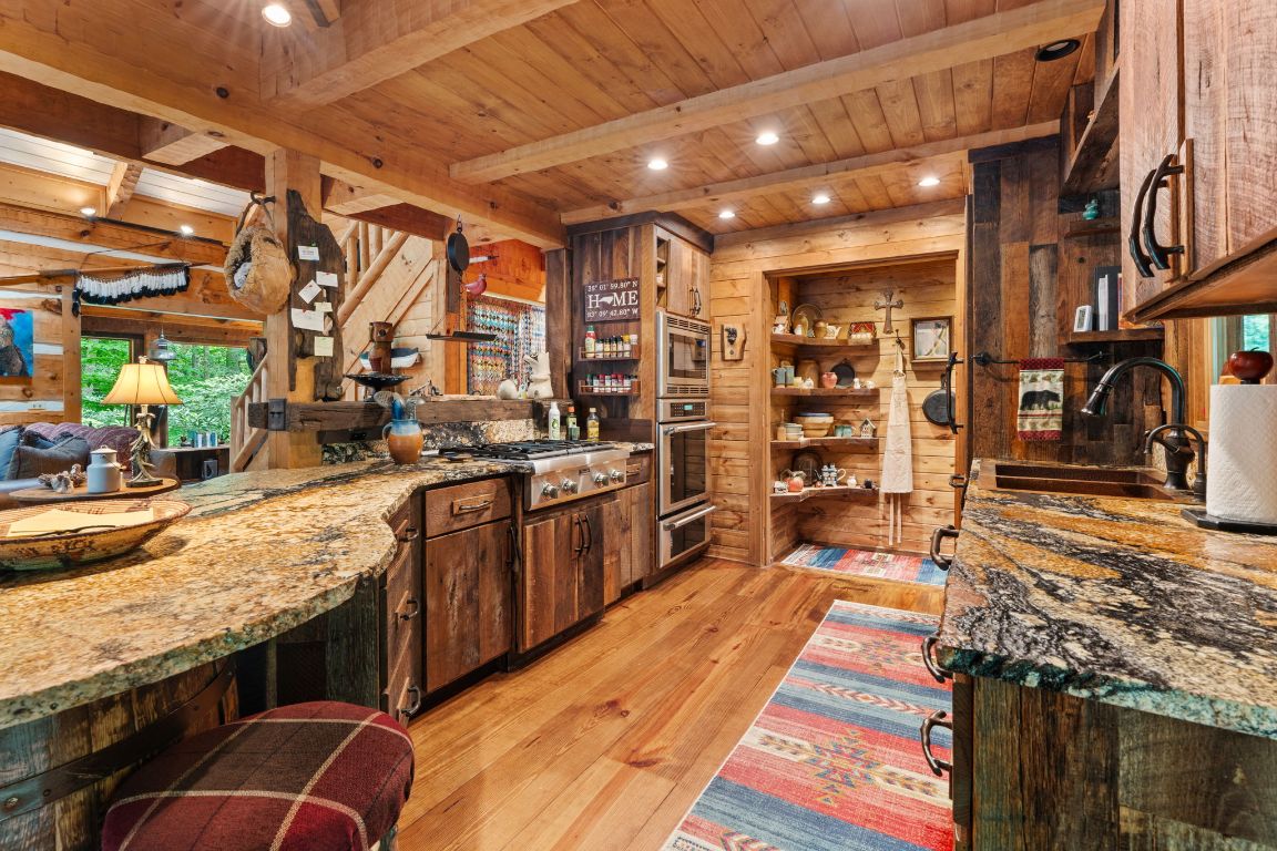 671 Walking Stick Road Highlands, NC 28741 - Photo 13 of 56 Fully remodeled kitchen