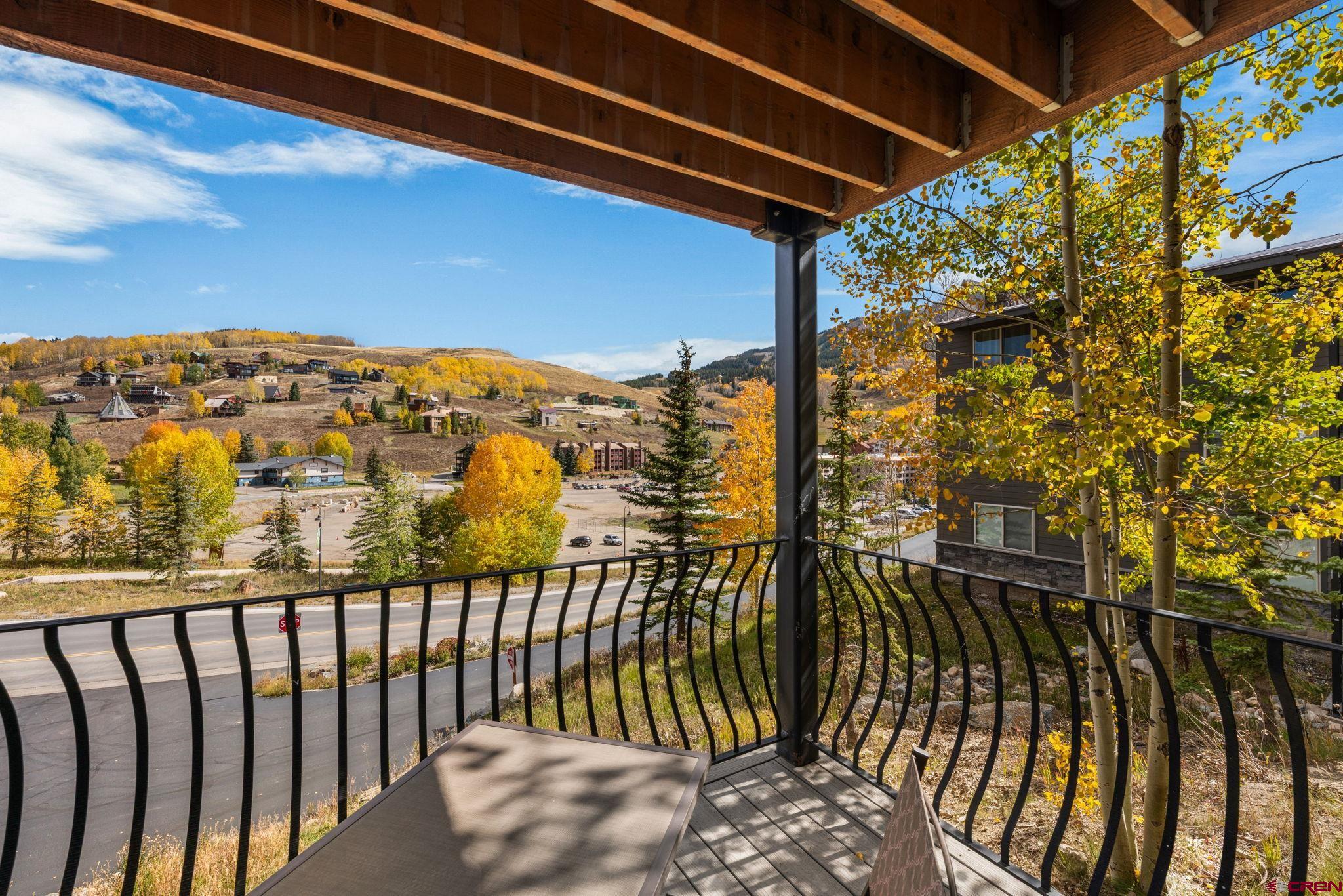 651 Gothic Road, Unit 502 Crested Butte, CO 81225 - Photo 16 of 44 a view of a balcony