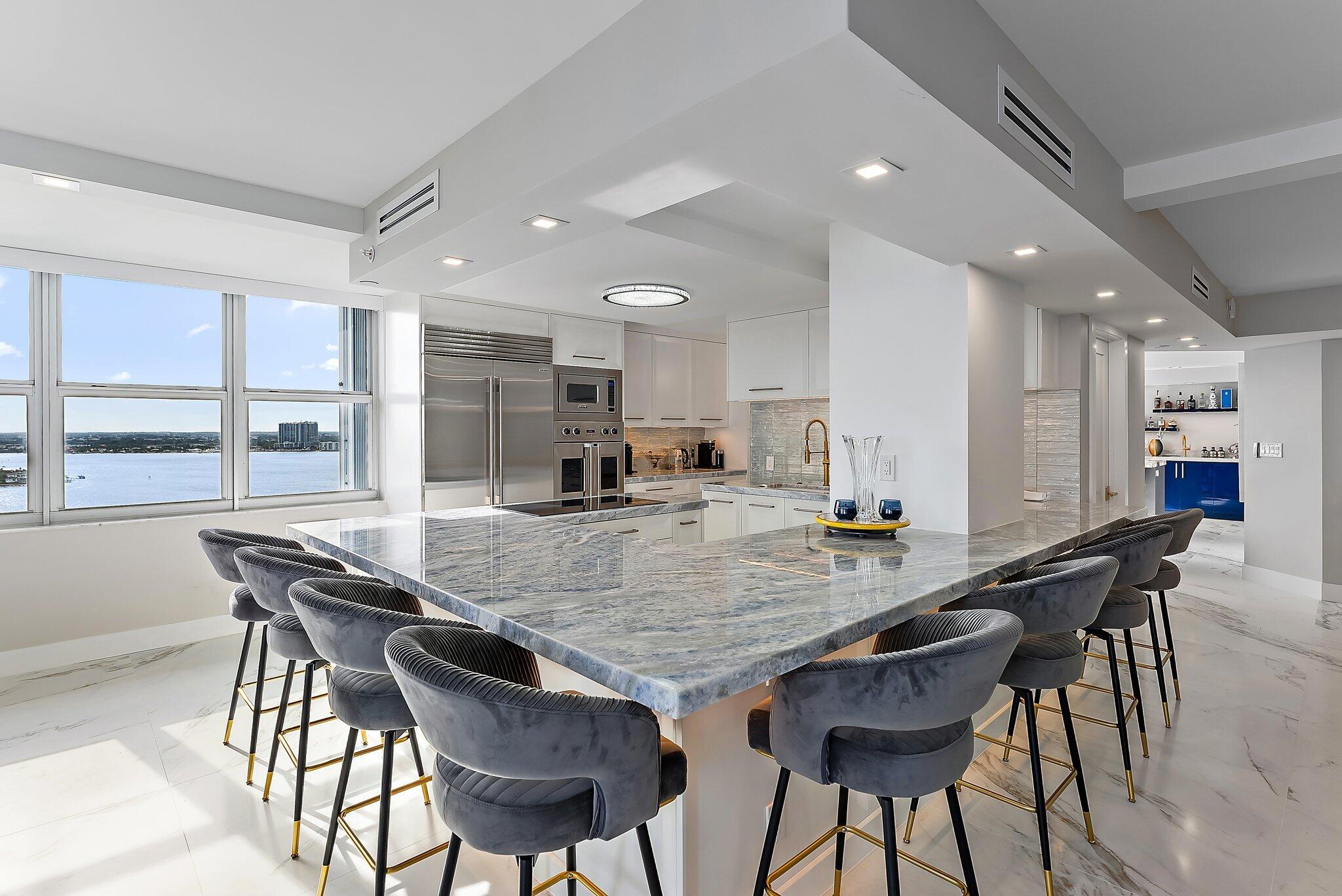 5200 North Ocean Drive, Unit PH4 Singer Island, FL 33404 - Photo 11 of 36 Beautiful Views in Kitchen