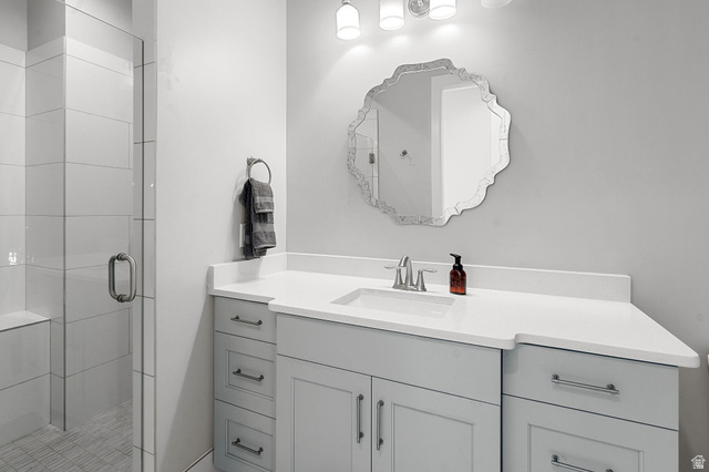 2917 Old Farm Road Washington, UT 84780 - Photo 75 of 105 Full bath with vanity and a shower stall