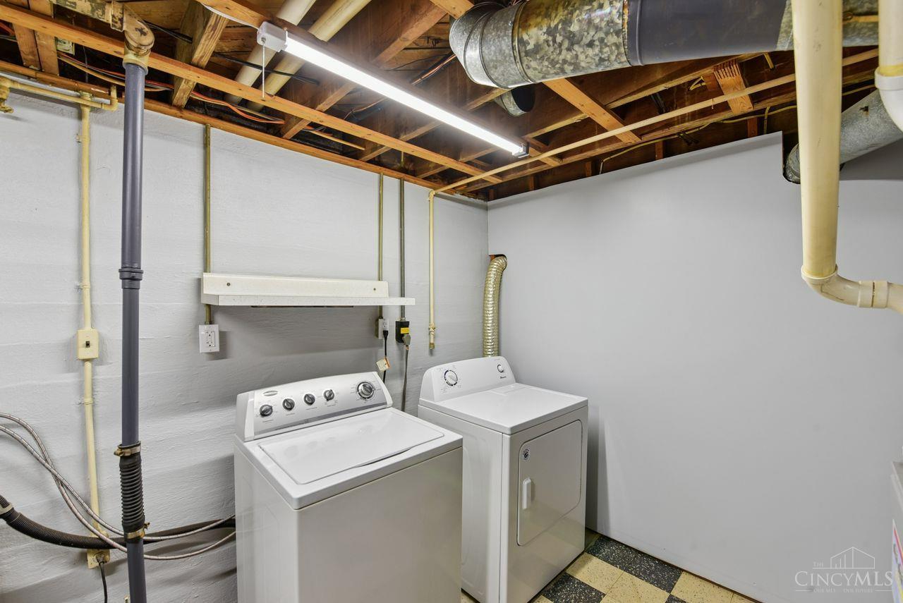 5258 Shepherd Road Cincinnati, OH 45223 - Photo 35 of 43 Here is a closer view of the Washer and Dryer that are included with the purchase of this charming home!
