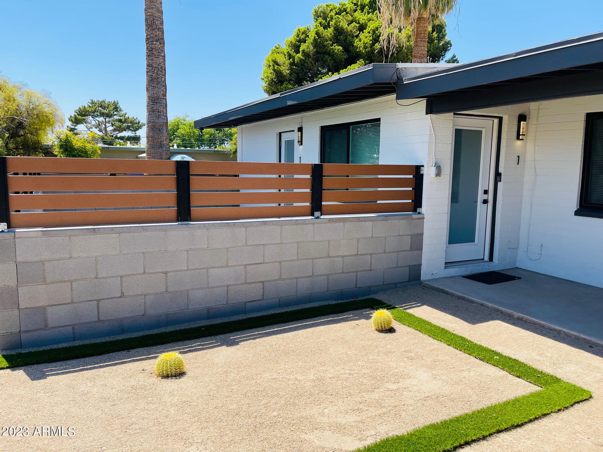 6233 North 13th Place, Unit 1 Phoenix, AZ 85014 - Photo 6 of 20 a view of backyard of the house