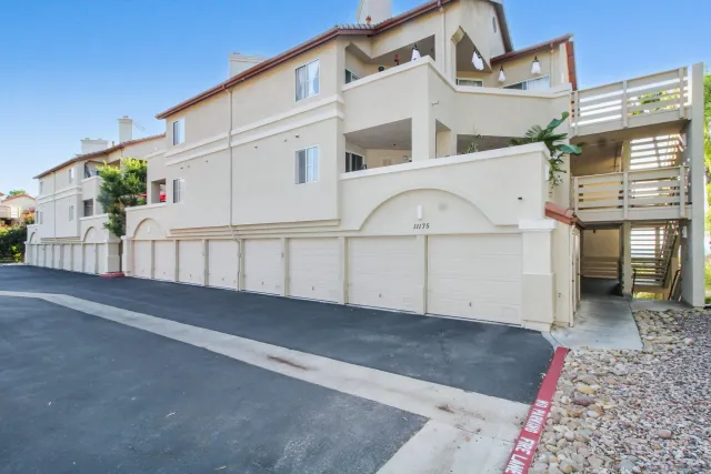 a view of a house with a garage