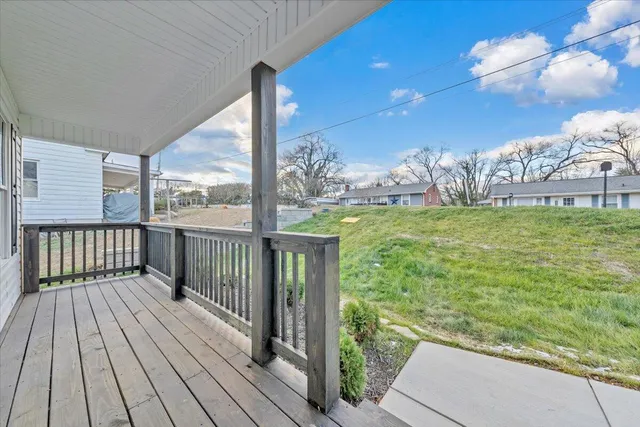 a house view with a backyard space