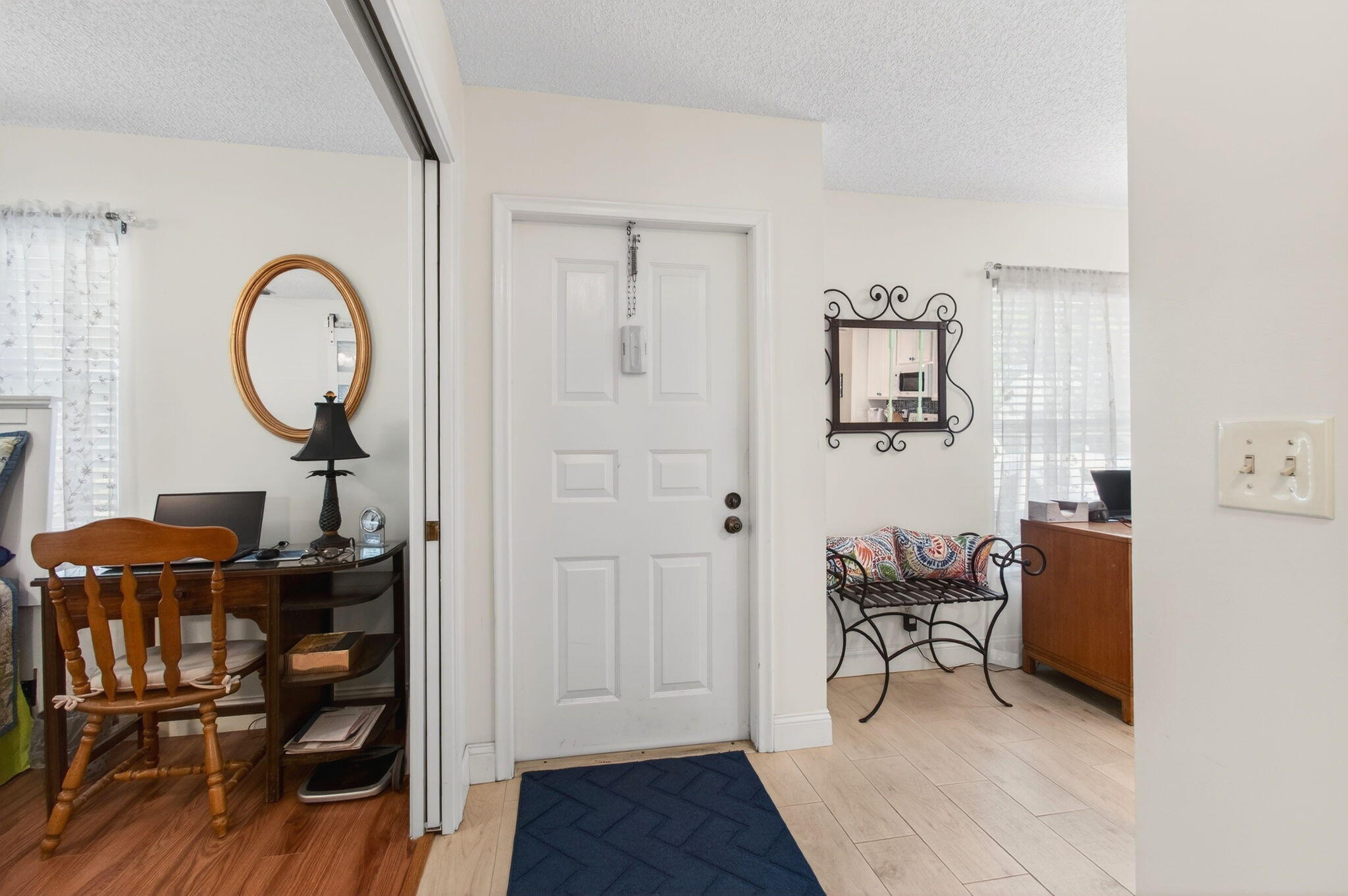 5452 Poppy Place, Unit D Delray Beach, FL 33484 - Photo 3 of 62 a view of workspace with wooden floor