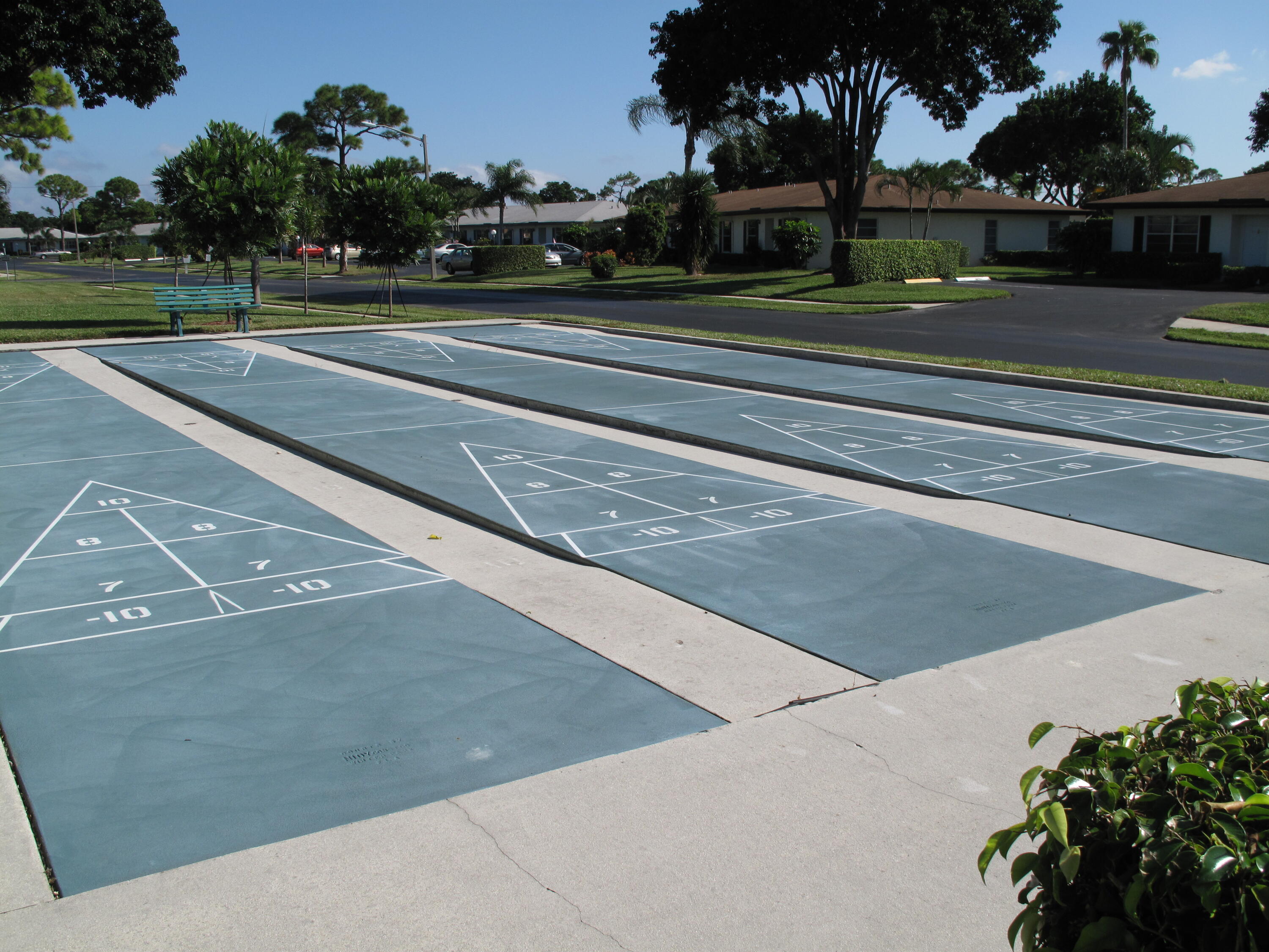 5452 Poppy Place, Unit D Delray Beach, FL 33484 - Photo 54 of 62 Bridgeview Community shuffleboard courts
