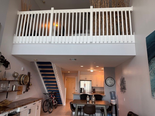 2743 First Street, Unit 105 Fort Myers, FL 33916 - Photo 9 of 29 a view of a hallway with workspace and a window