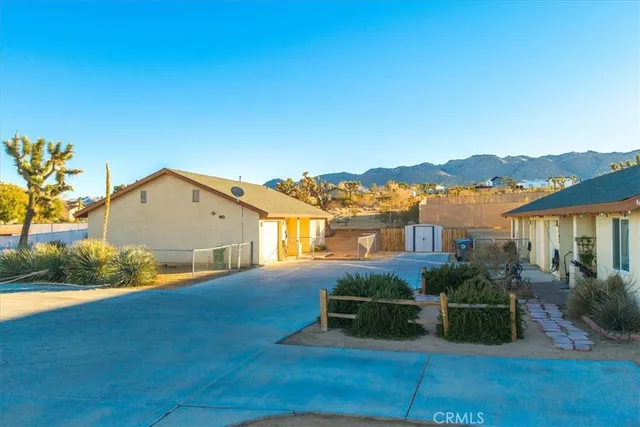 a view of a house with a patio