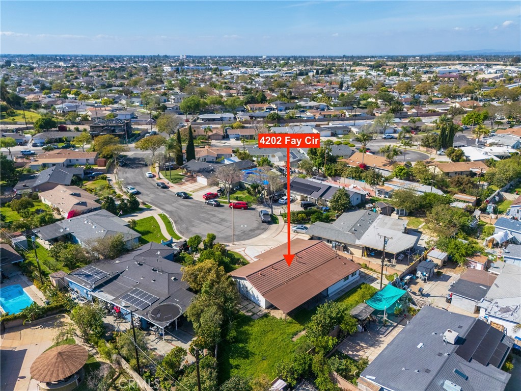 4202 Fay Circle Santa Ana, CA 92703 - Photo 9 of 22 an aerial view of a houses