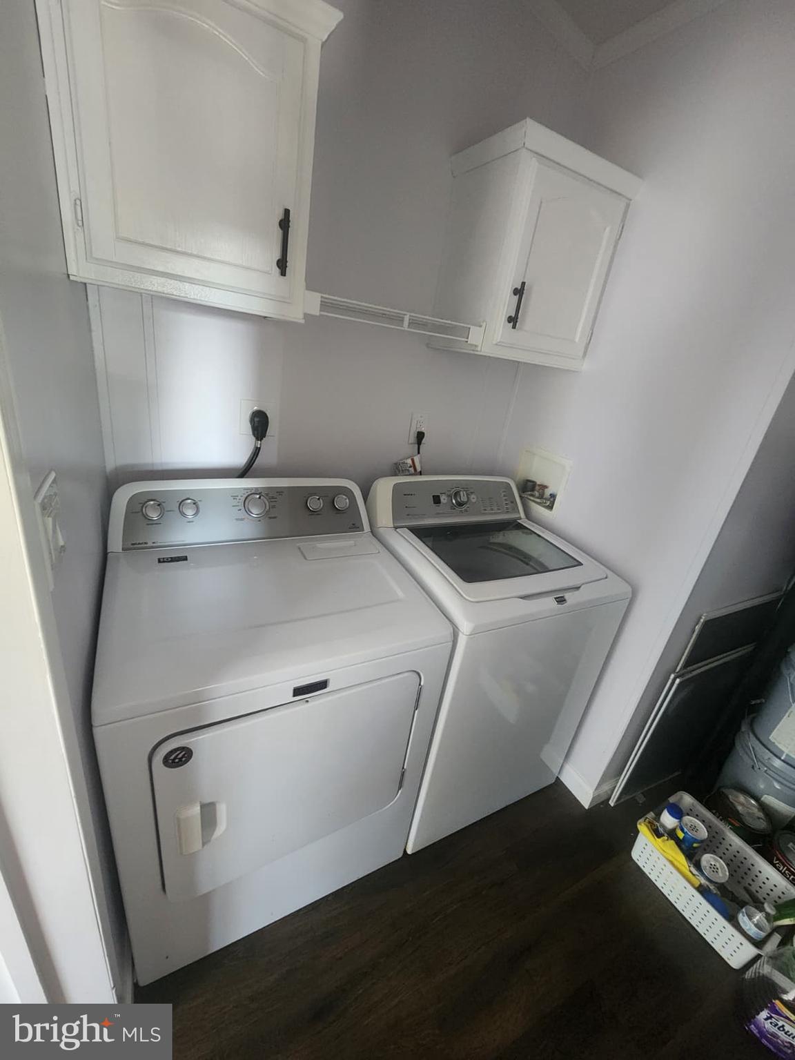 2110 Mays Landing Road, Unit 199 Millville, NJ 08332 - Photo 5 of 18 a utility room with dryer and washer