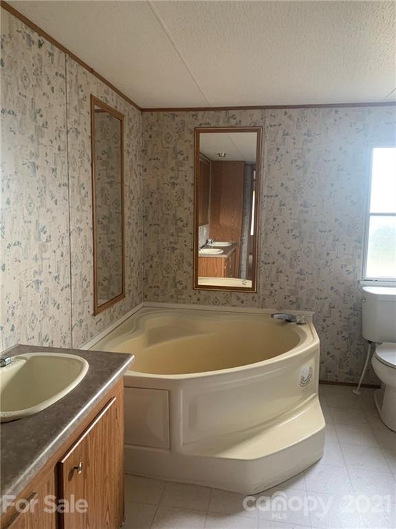 4524 Cherrystone Road Lancaster, SC 29720 - Photo 19 of 25 a spacious bathroom with a bathtub and a sink