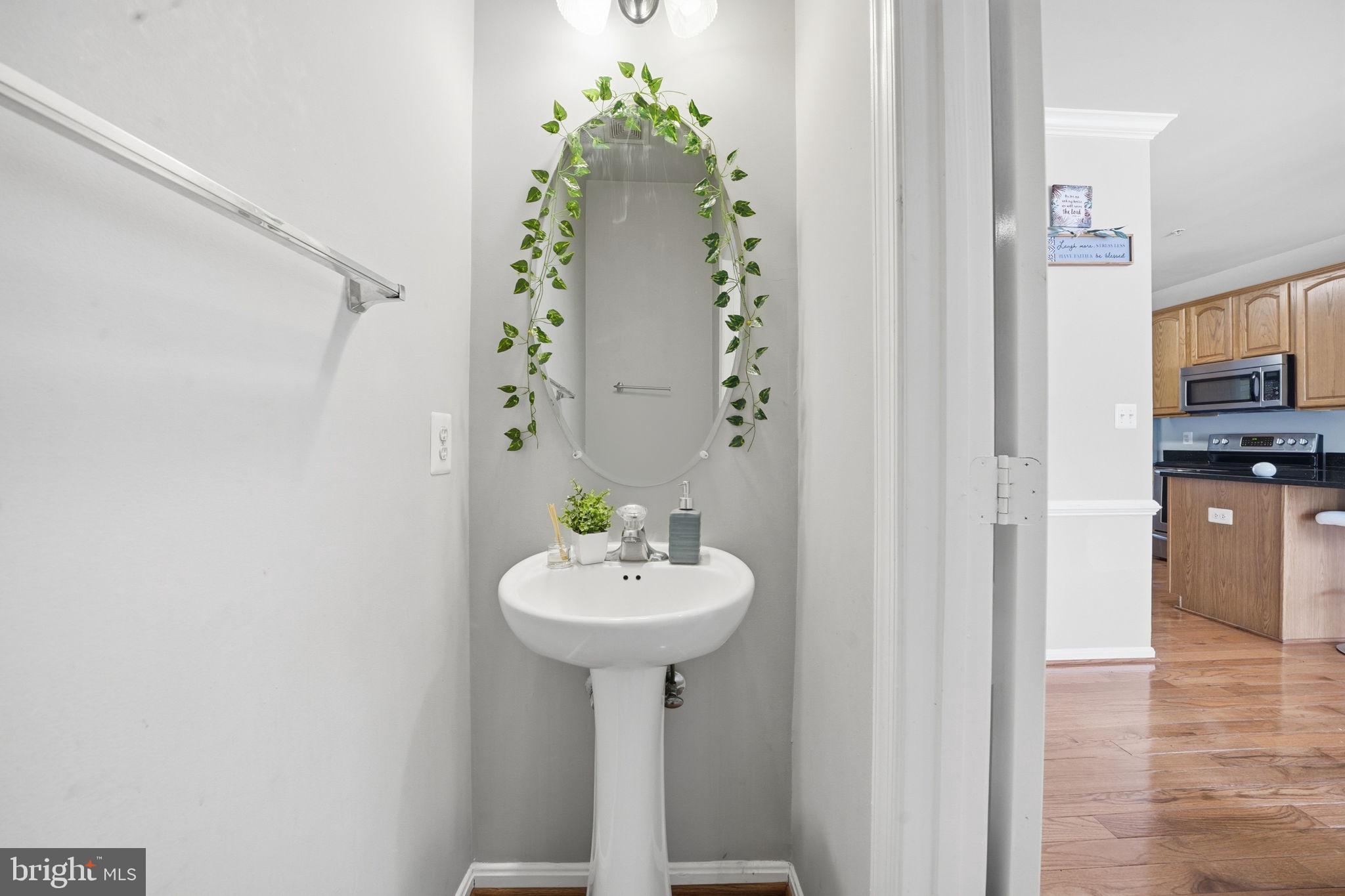 15420 Kennett Square Way Brandywine, MD 20613 - Photo 6 of 32 a bathroom with a sink and a mirror