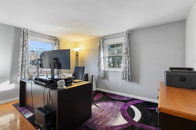 a room with furniture and window