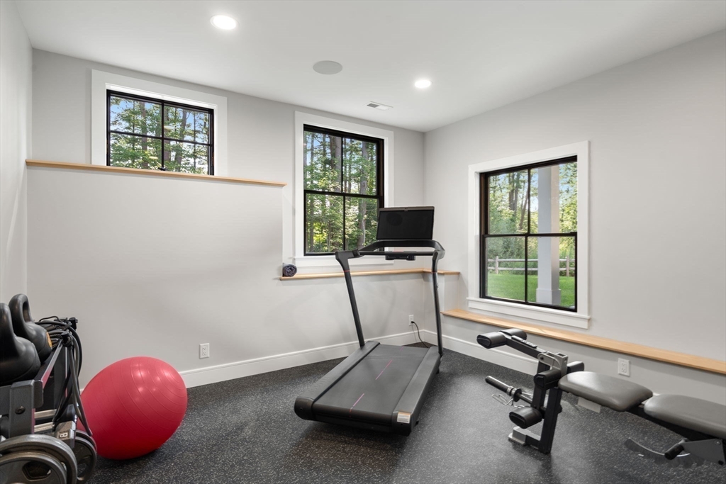 12 Ariana Lane Norfolk, MA 02056 - Photo 32 of 41 a view of a room with gym equipment