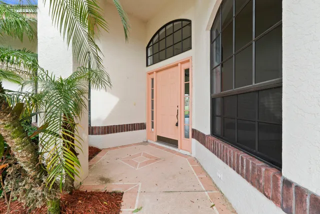 a view of front door