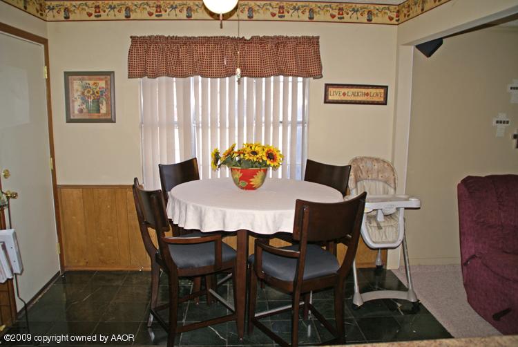 5301 Capulin Lane Amarillo, TX 79110 - Photo 7 of 18 a view of a dining room with furniture and window