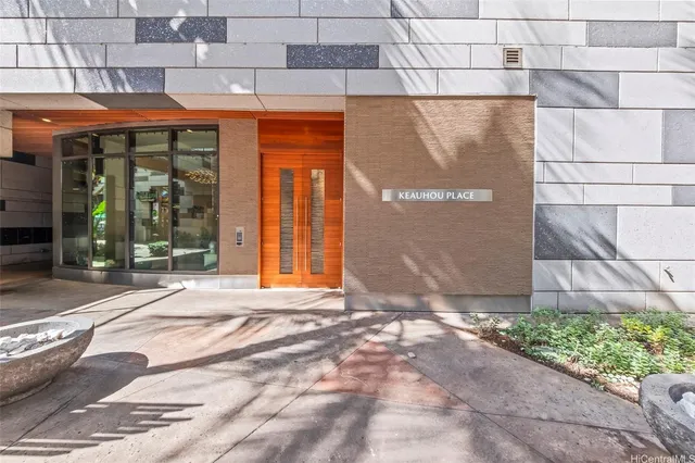 a building with sign broad