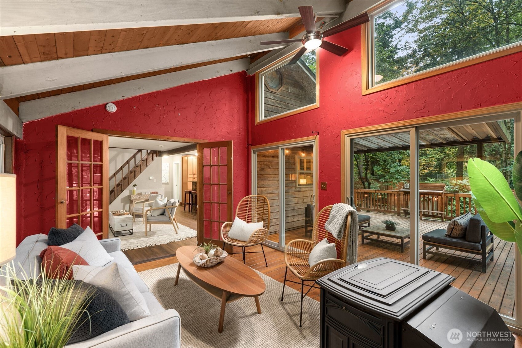 19124 Southeast 213th Street Renton, WA 98058 - Photo 15 of 33 a outdoor living area with furniture and a potted plant