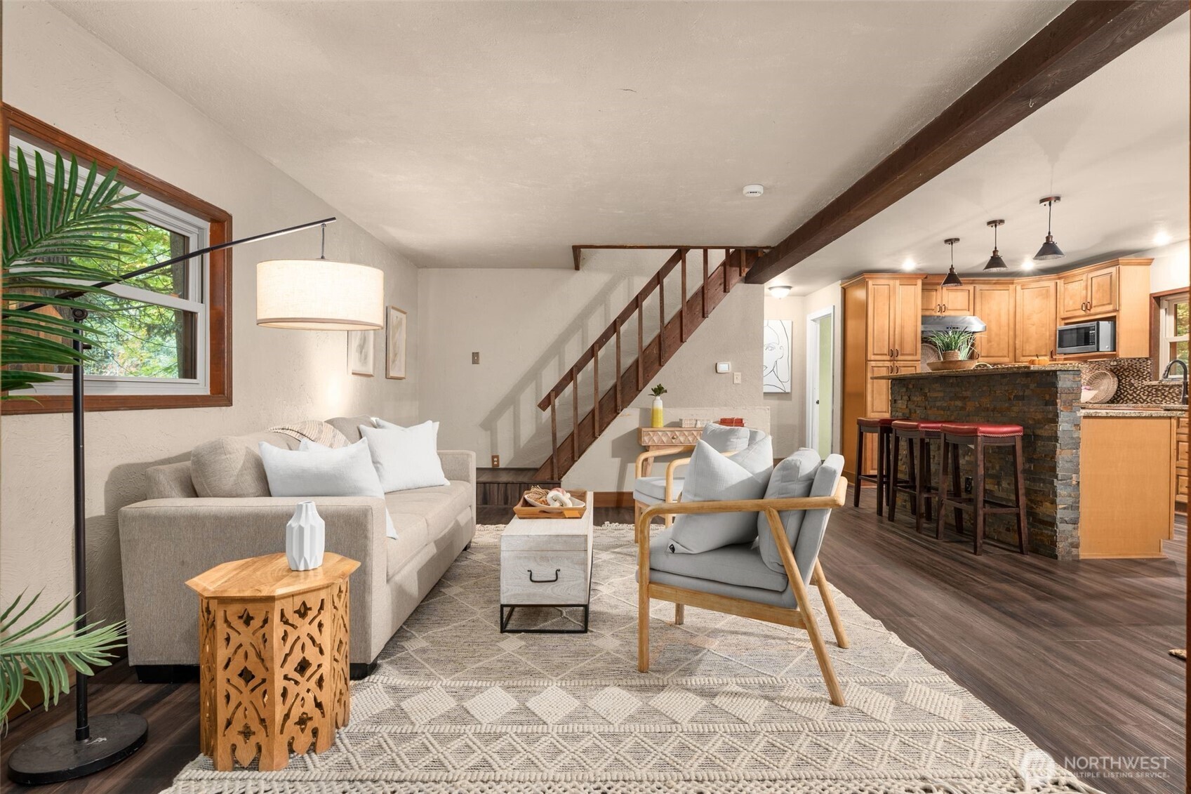 19124 Southeast 213th Street Renton, WA 98058 - Photo 10 of 33 a living room with furniture and wooden floor