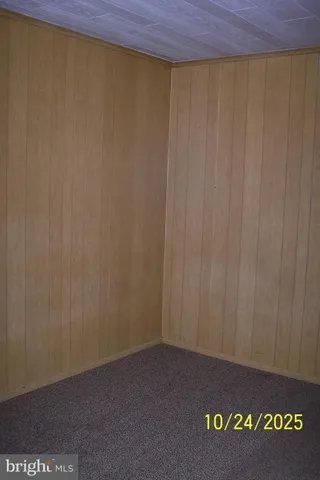 a view of a wooden door