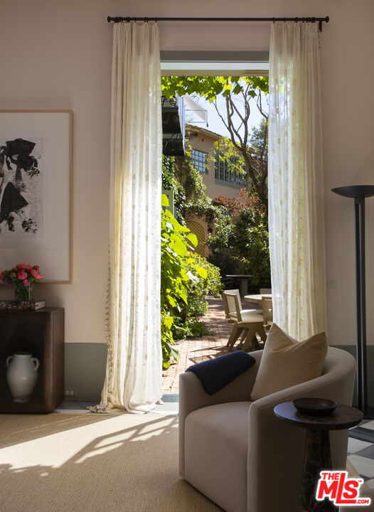 670 Hot Springs Road Montecito, CA 93108 - Photo 25 of 36 a living room with patio furniture