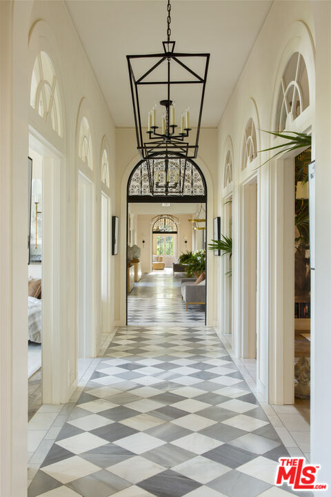 670 Hot Springs Road Montecito, CA 93108 - Photo 9 of 36 a view of a hallway with seating area