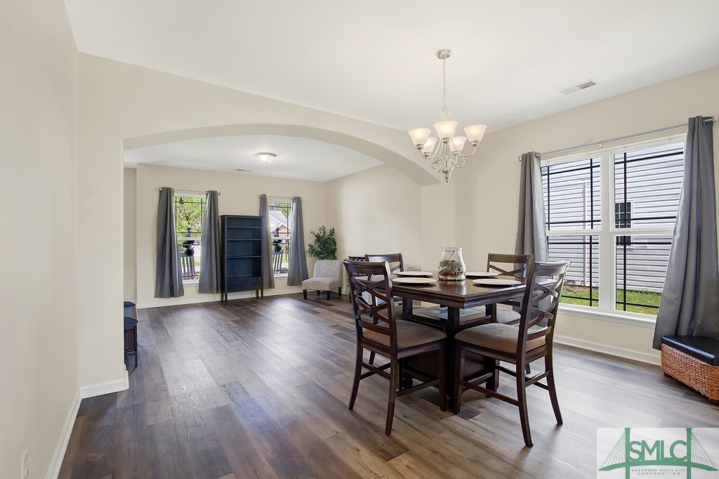 118 Lake House Road Pooler, GA 31322 - Photo 10 of 49 Dining area looking back to the living room