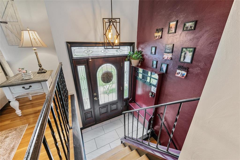 708 Hancock Street Perryopolis, PA 15473 - Photo 2 of 36 a view of an entryway with wooden floor