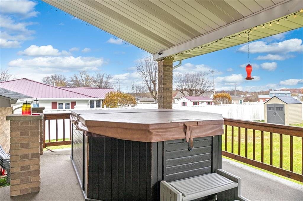 708 Hancock Street Perryopolis, PA 15473 - Photo 33 of 36 a view of a balcony with furniture
