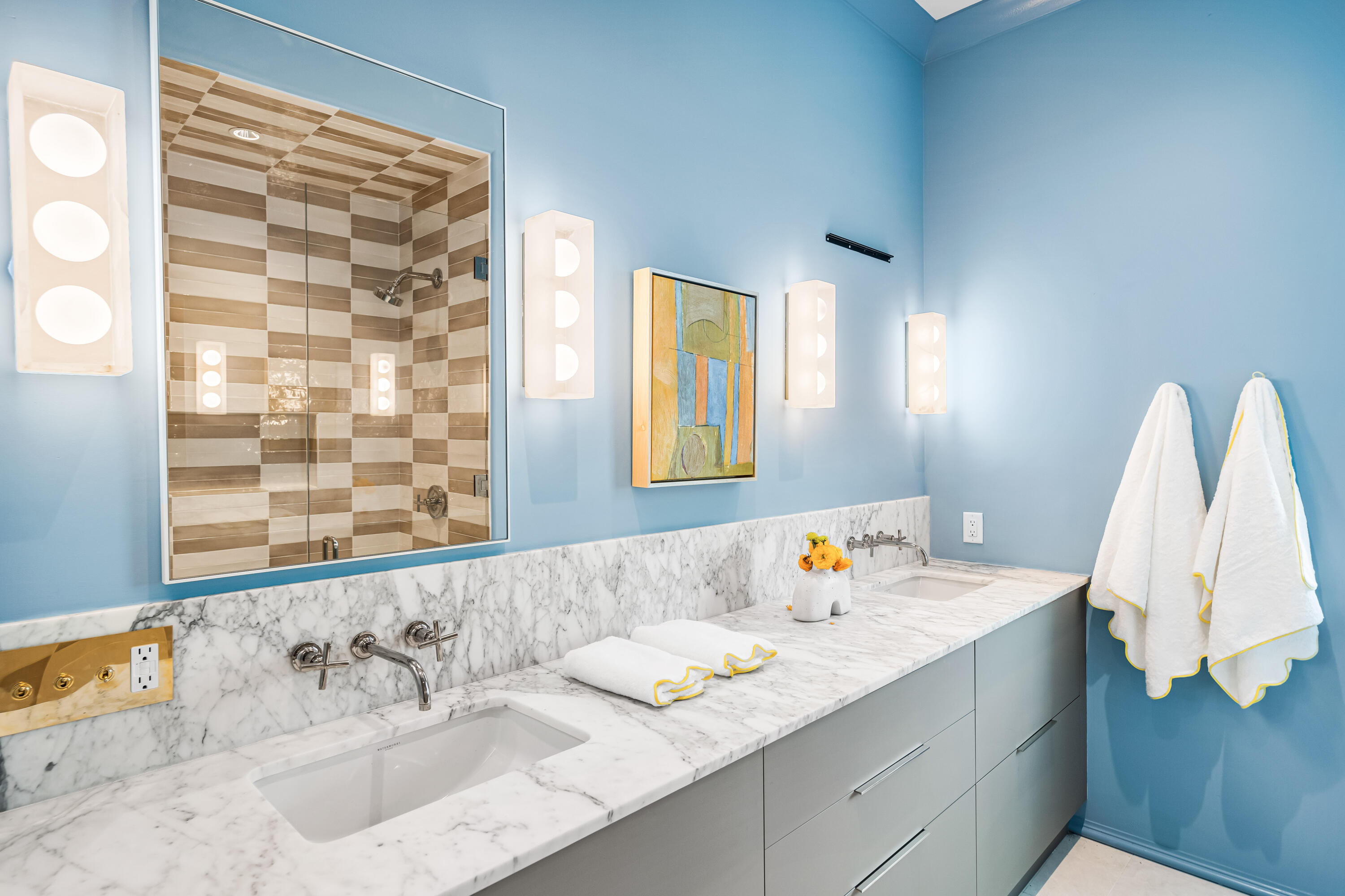 Lot 14 Elysee Ct Inlet Beach Inlet Beach, FL 32461 - Photo 47 of 50 a bathroom with a sink vanity and tub